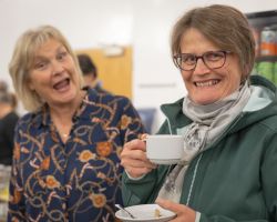 Mentor Sheila Paterson and SVQ Mentor Fiona Horsburgh at TUPGraduation 22. Image:Alison Brown